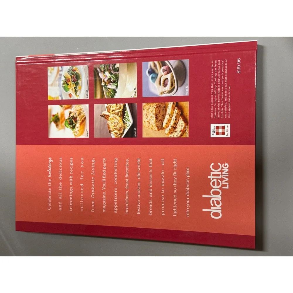 Diabetic Living Holiday Cooking Cookbook Recipes‎ Appetizers Desserts
